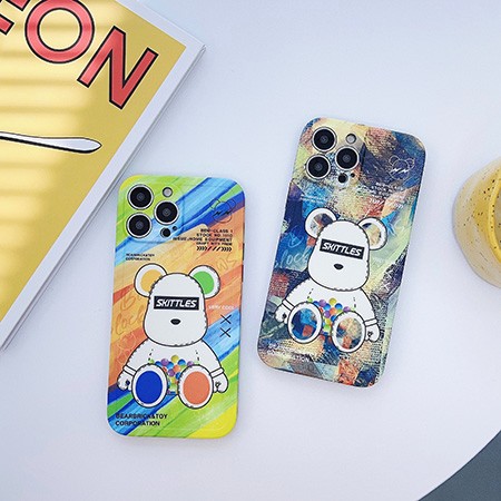ハイブランド bearbrick風 iphone12 カバー 