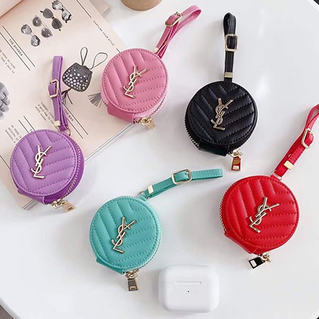 Airpods ysl風 ケース 