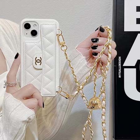 iPhone 11 カバー チェーン付き Chanel