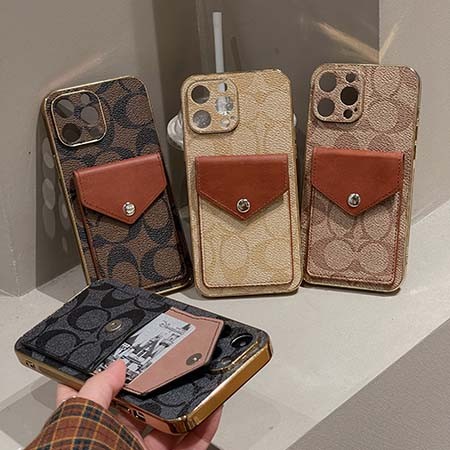 coach風 iphone15  メンズ